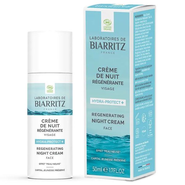 Laboratoires de Biarritz crème de nuit régénérante visage Bio 50ml