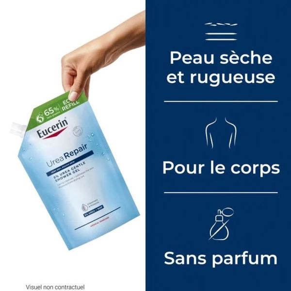 Eucerin UreaRepair recharge gel lavant 5% d'urée 400ml
