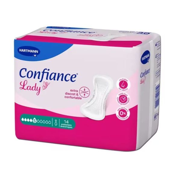 Hartmann Confiance Lady protections anatomiques 5 gouttes 14 unités