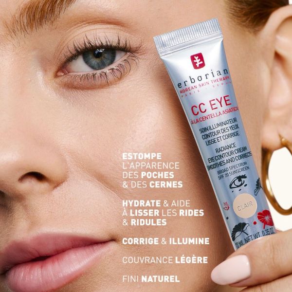 Erborian CC Eye Soin Illuminateur contour des yeux teinte Doré 10ml