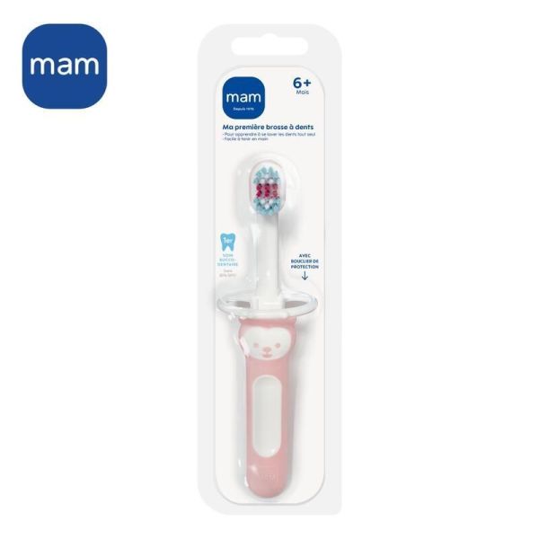 Mam Ma Première brosse à dents dès 6 mois coloris aléatoire