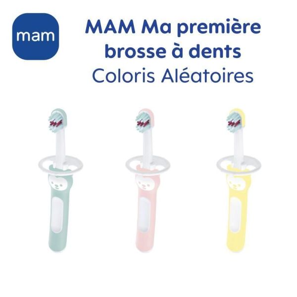 Mam Ma Première brosse à dents dès 6 mois coloris aléatoire