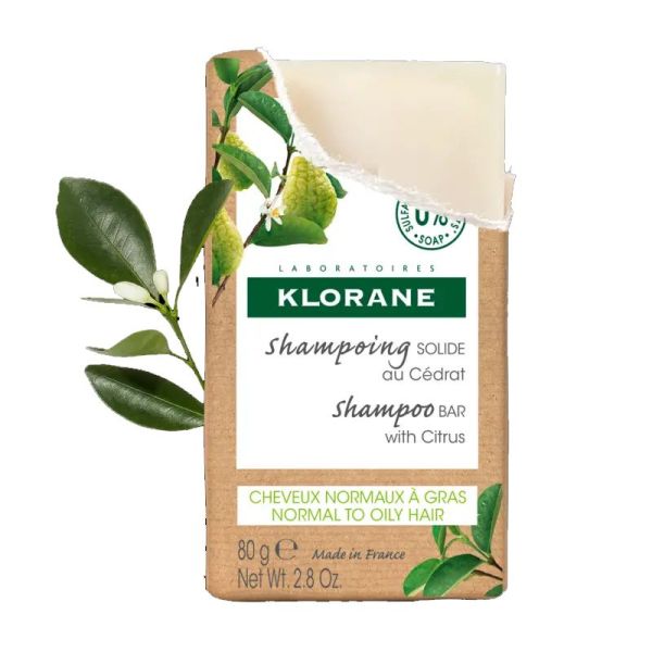Klorane Cédrat Shampoing solide 80g