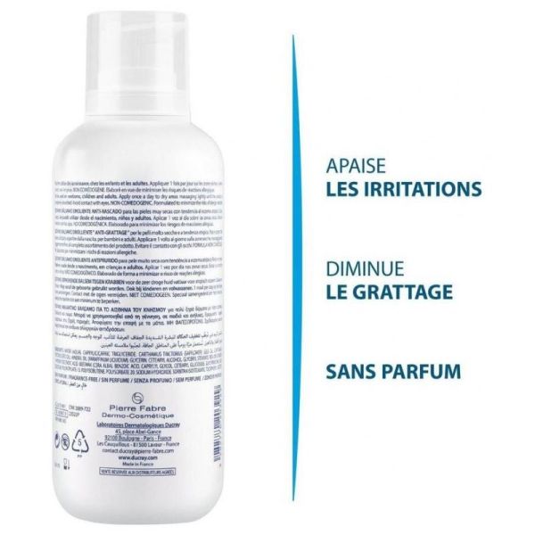 Ducray Dexyane baume émollient peaux très sèches 400ml