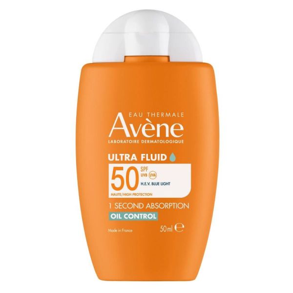 Avène solaires Ultra Fluide Oil Control SPF50 50ml