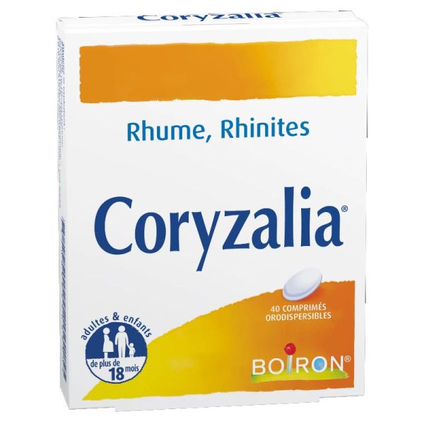Boiron Coryzalia 40 comprimés orodispersibles