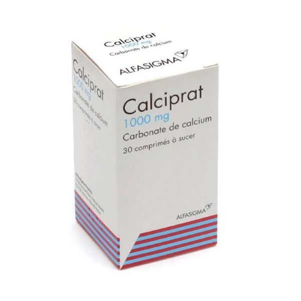 Calciprat 1000 mg 30 comprimés à sucer