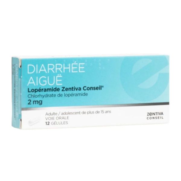 Zentiva Loperamide 2Mg 12 gélules