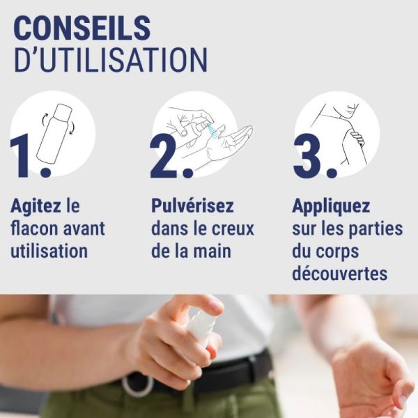 Insect Ecran anti-moustiques tropiques spray répulsif peau 75ml