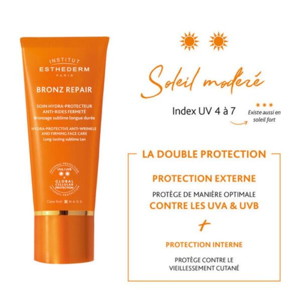 Institut Esthederm Bronz Repair soin solaire modéré 50ml