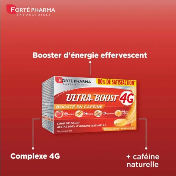 Forté Pharma Ultra-Boost 4G 20 comprimés effervescents