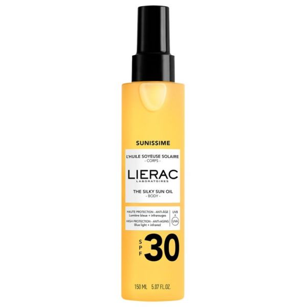Lierac Sunissime l'Huile soyeuse solaire corps SPF30 150ml