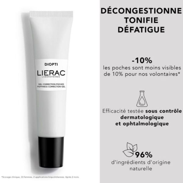 Lierac Diopti gel correction poches 15ml