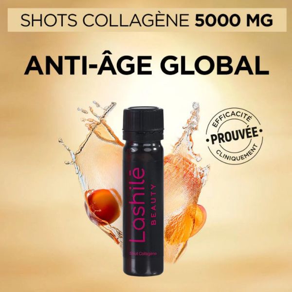 Lashilé Beauty Shots Collagène 5000 mg 14 jours 14 Shots X15ml