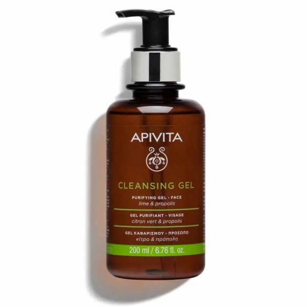 Apivita gel purifiant Cleansing gel pour le visage 200 ml