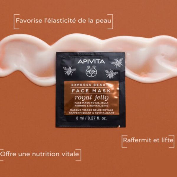 Apivita masque visage à la gelée royale 2x8ml