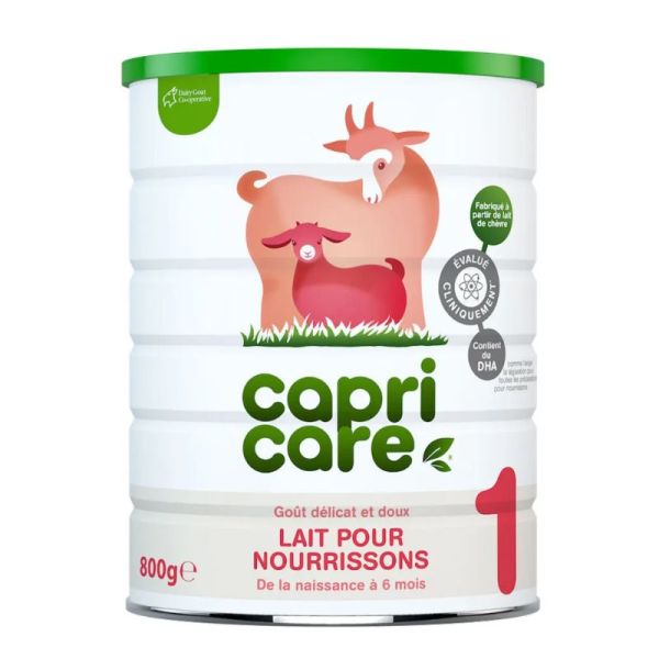 Capricare lait de chèvre en poudre 0 A 6 mois 1 800g