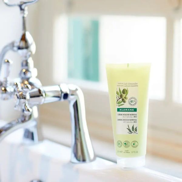 Klorane crème douche nutritive lait d'amandier 200ml
