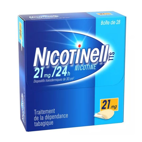 Nicotinell TTS 21mg/24h Nicotine 28 patchs