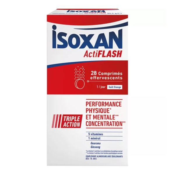 Isoxan Actiflash 28 Comprimés Effervescents