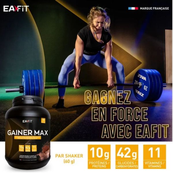 Eafit Gainer Max construction musculaire vanille noisette 1,1 kg