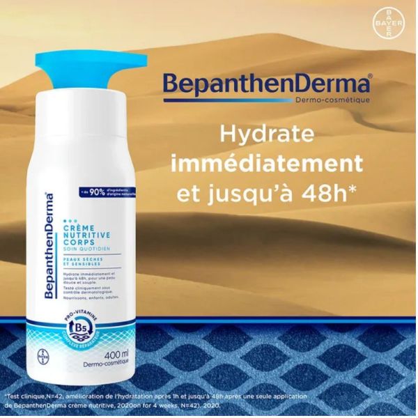Bepanthen Derma crème nutritive corps 400ml