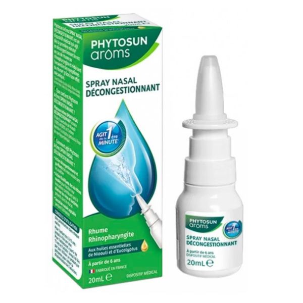 Phytosun Arôms spray nasal décongestionnant 20 ml