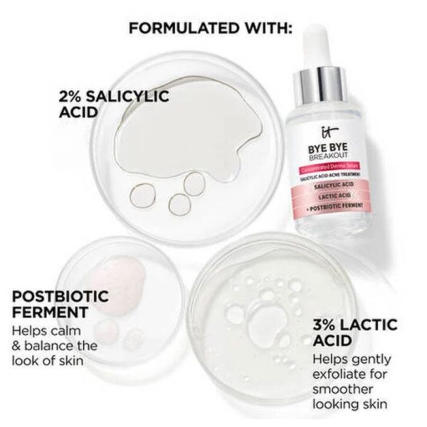 IT Cosmetics Bye Bye Breakout sérum anti acné à l'acide salicylique 30ml