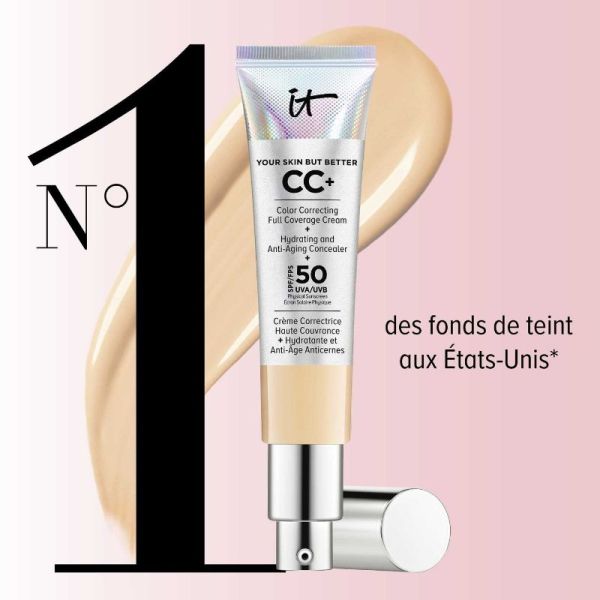 IT Cosmetics Your Skin But Better CC crème correctrice anti pores Medium Tan 32ml