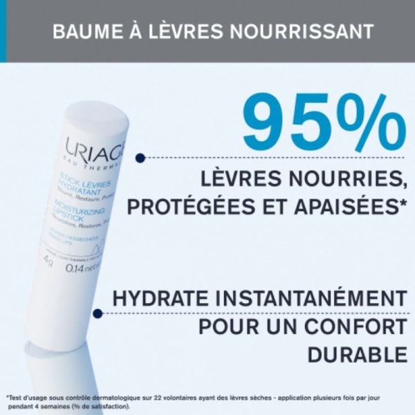 Uriage stick lèvres hydratant 4g