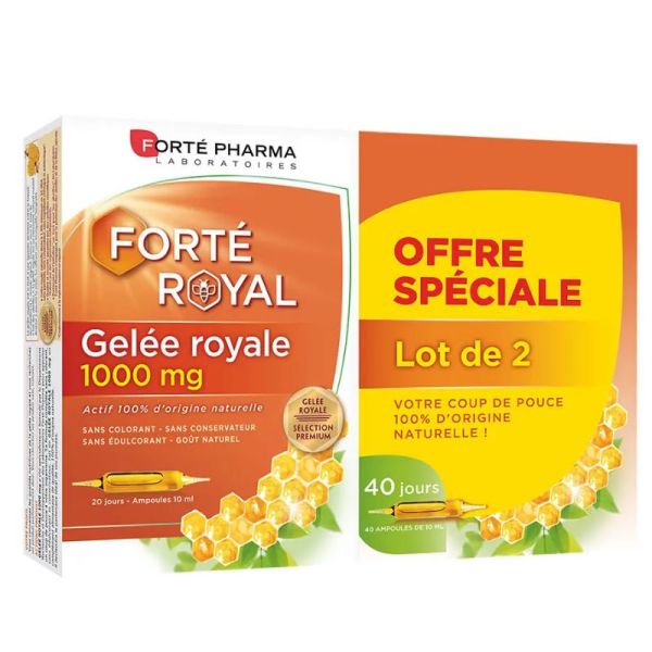 Forté Pharma Forté Royal Gelée Royale 1000 mg 2x20 ampoules