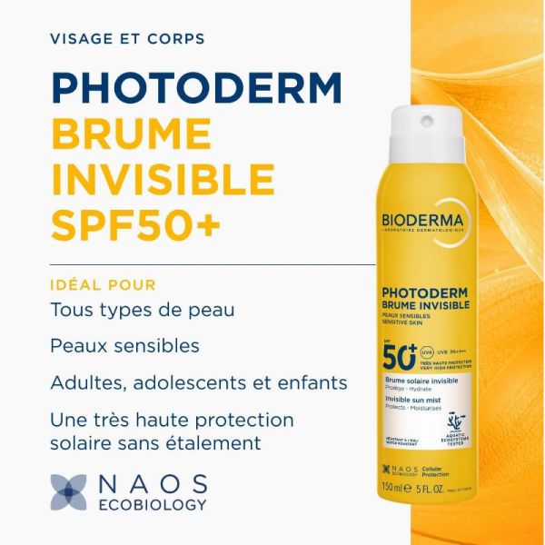 Bioderma Photoderm brume invisible SPF50+ 150ml