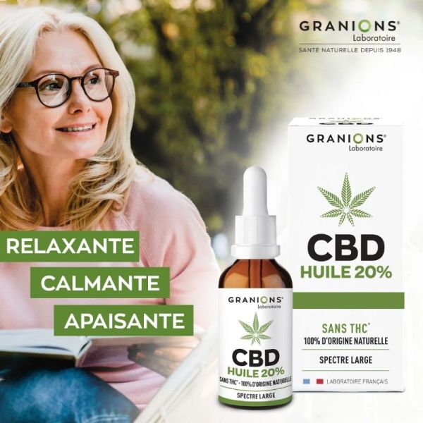 Granions Huile CBD 20% 10ml