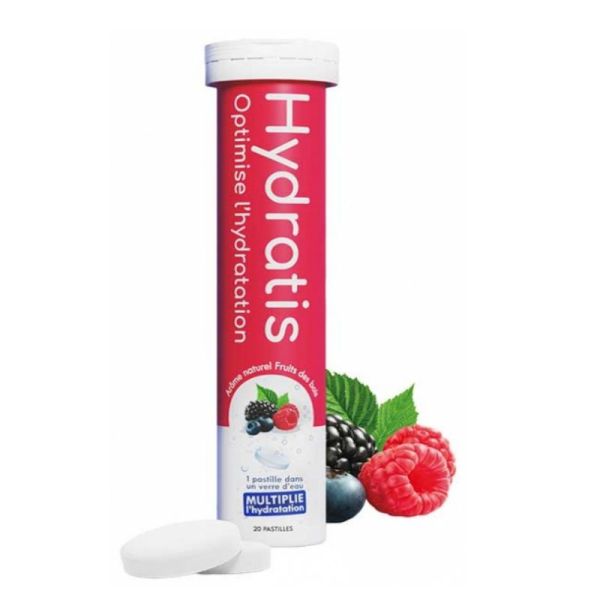 Hydratis arôme fruits des bois 20 pastilles effervescentes