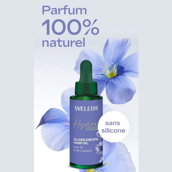 Weleda Hydra Shine huile capillaire brillance gloss 30ml