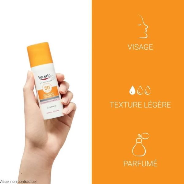 Eucerin Pigment Control Sun SPF50+ fluide solaire anti tâches SPF50 50ml