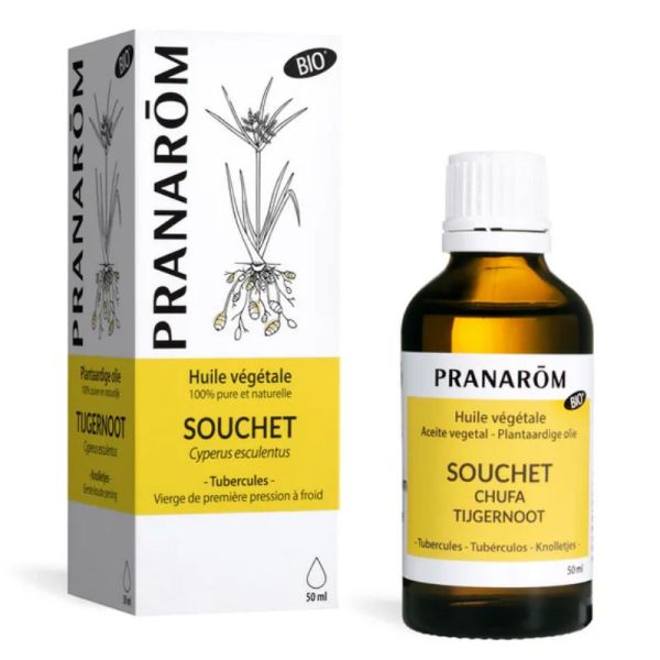 Pranarom huile végétale de Souchet Bio 50 ml