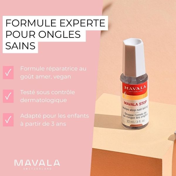 Mavala Stop stoppe l'envie de se ronger les ongles vernis amer 10ml