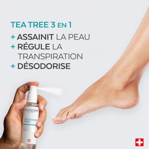 Poderm spray pieds purifiant 50ml