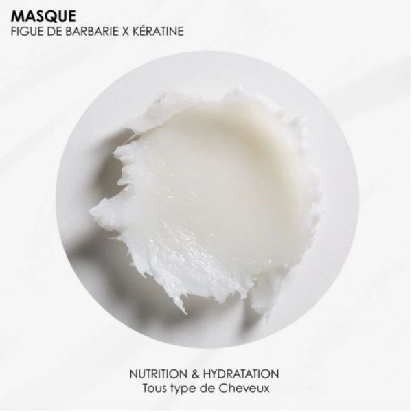 RoseBaie masque Figue de Barbarie & Kératine sébo-régulation & hydratation 500ml