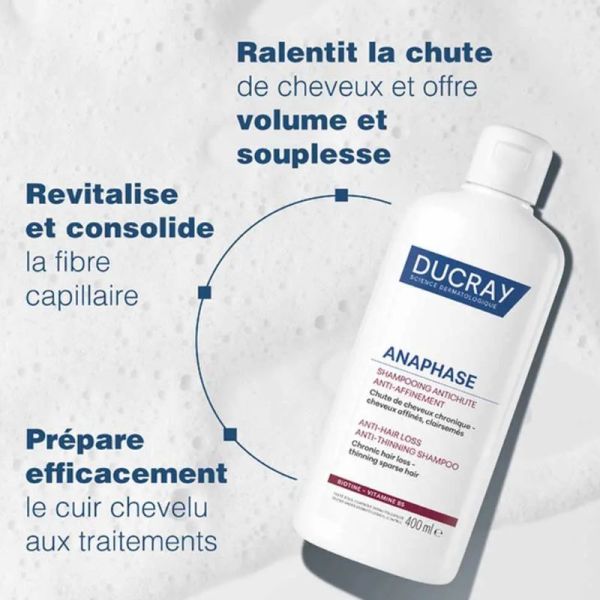 Ducray Anaphase shampooing anti-chute anti-affinement 400ml