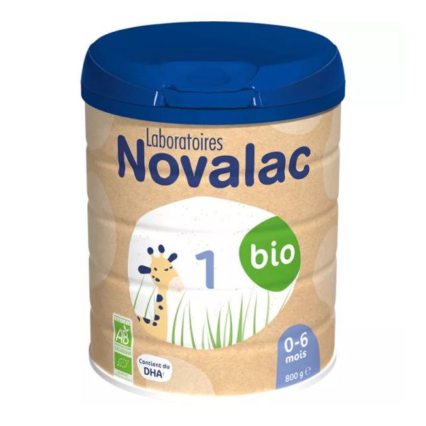 Novalac lait en poudre Bio 1 De 0 à 6 mois 800g