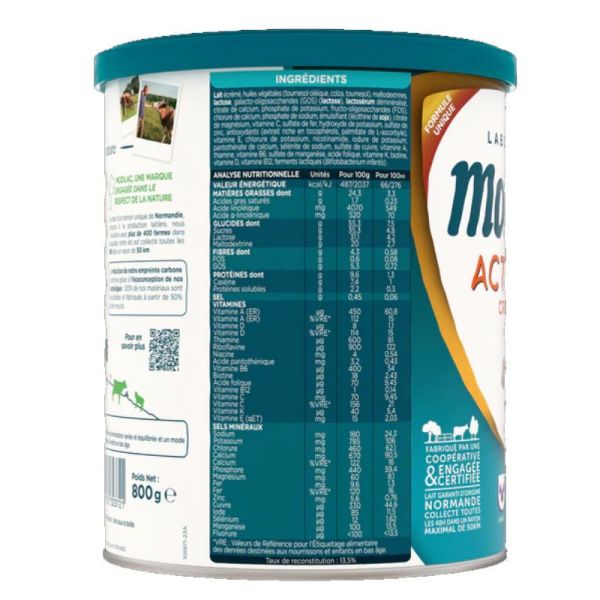 Modilac Actigest lait en poudre croissance 3 12 à 36 mois 800g