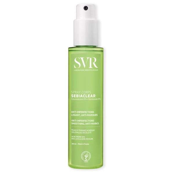 SVR Sebiaclear spray lissant corps anti-imperfections 150ml