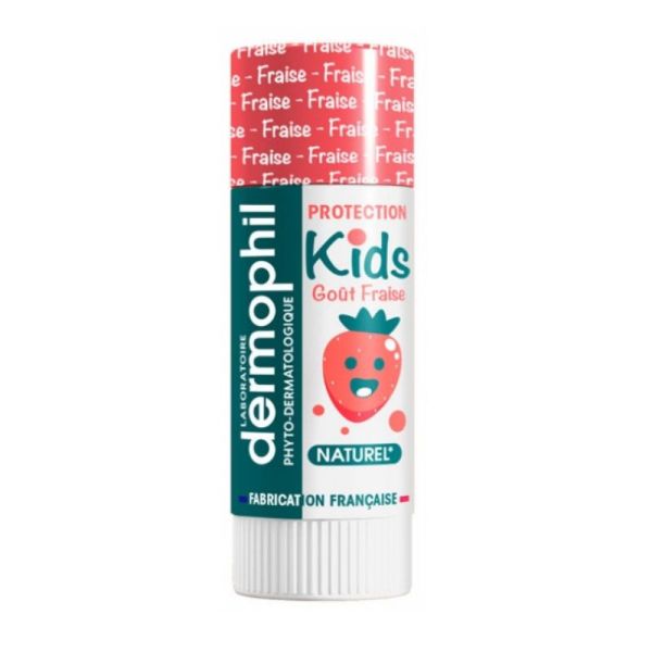 Dermophil Indien Kids Protection Lèvres 4g  Parfum Fraise