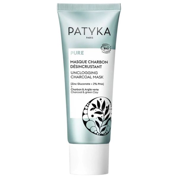 Patyka Pure masque charbon désincrustant bio 50ml