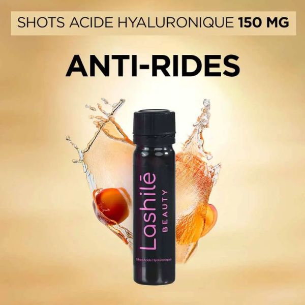 Lashilé Beauty Shots acide hyaluronique anti-rides et élasticité de la peau 14 Shots