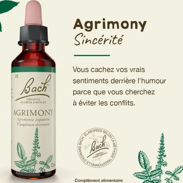 Fleurs de Bach Original Agrimony 20ml