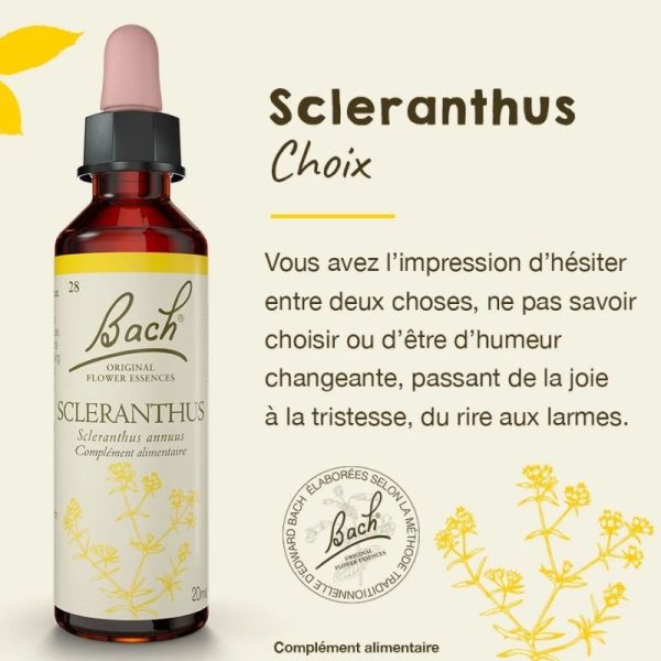Fleurs de Bach Original Sclerathus 20ml