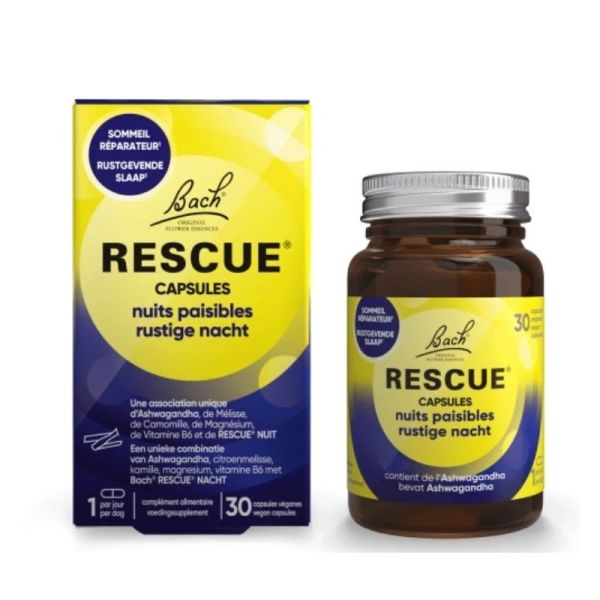 Bach Rescue nuits paisibles 30 capsules